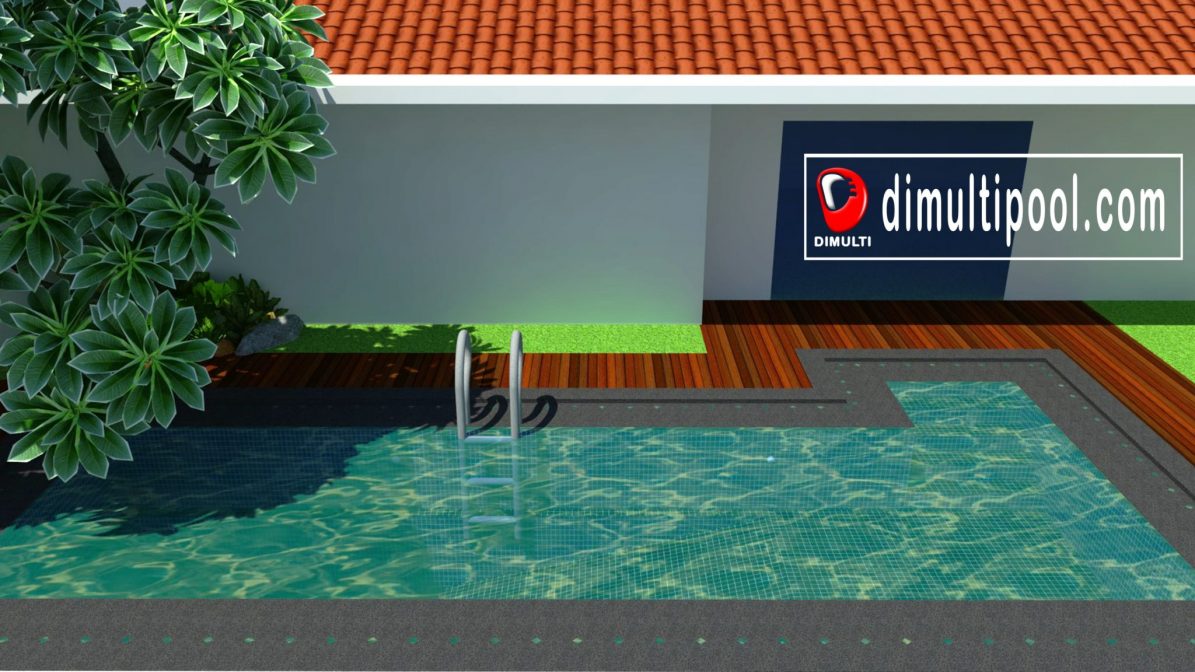 Kolam renang Minimalis Jakarta Selatan_Tampak Samping 2