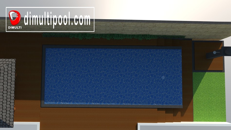 Kolam renang Pantai Indah Kapuk_Tampak Atas