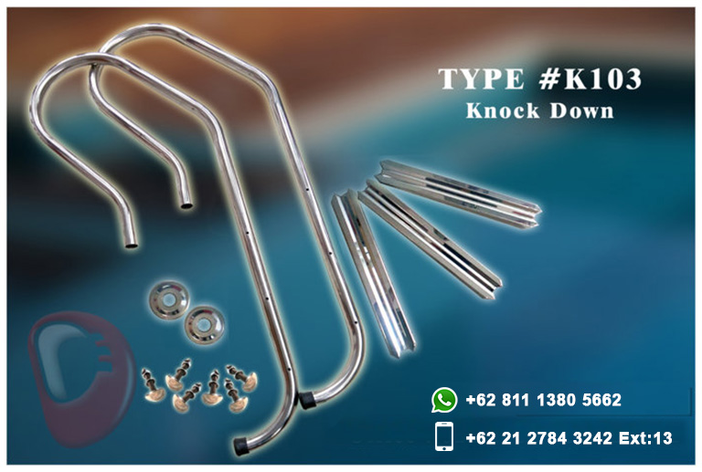 Tangga Kolam Renang Knockdown K103