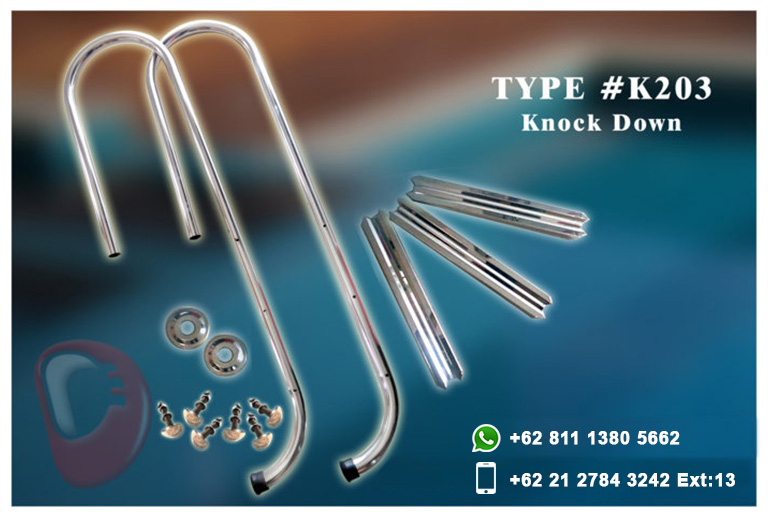 Tangga Kolam Renang Knockdown K203