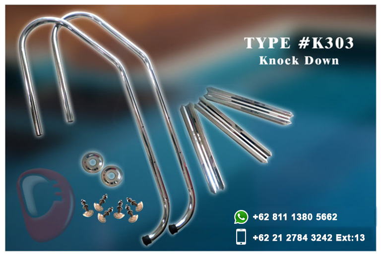 Tangga Kolam Renang Knockdown K303