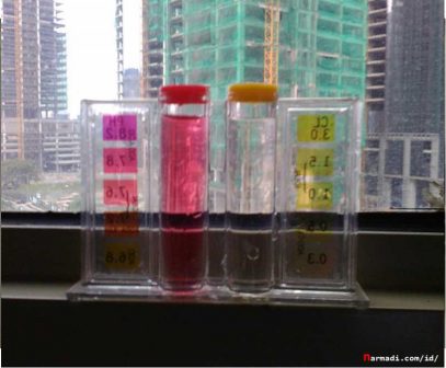 Cek kadar chemical air Kolam Renang