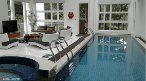 Kolam renang Sistem Sirkulasi Air Skimmer Box