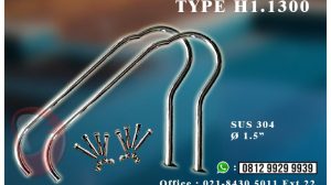 Hand-railing-Type-H1 (untuk kolam renang)