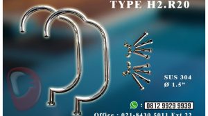 Hand-railing-Type-H2 (untuk kolam renang)