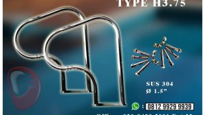 Hand-railing-Type-H3 (untuk kolam renang)