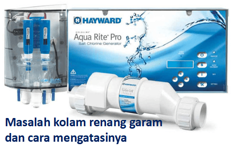 Masalah kolam renang garam dan cara mengatasinya
