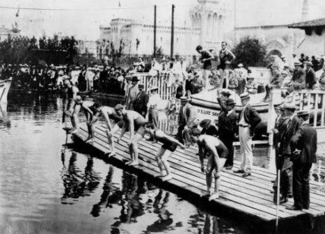 Sejarah renang gaya dada