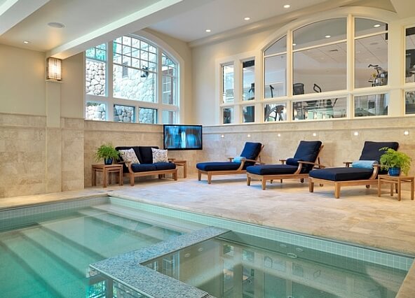 desain kolam renang mewah