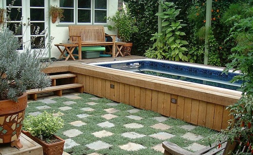 contoh desain kolam renang minimalis, membuat kolam renang minimalis