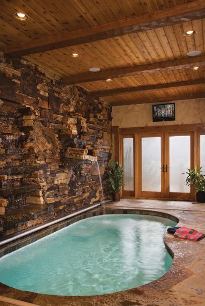 contoh desain kolam renang minimalis indoor