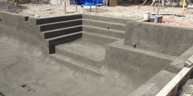 pengecoran beton kolam renang