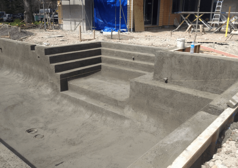pengecoran beton kolam renang