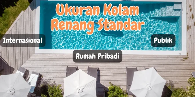 ukuran kolam renang standar