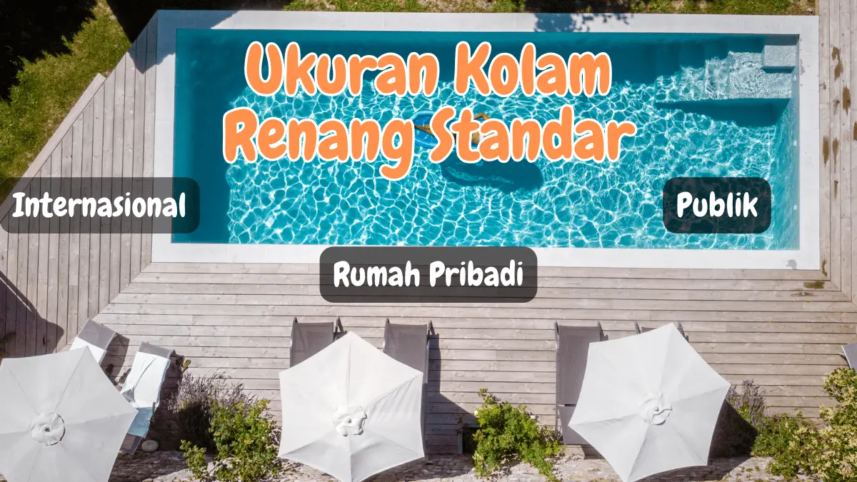 ukuran kolam renang standar