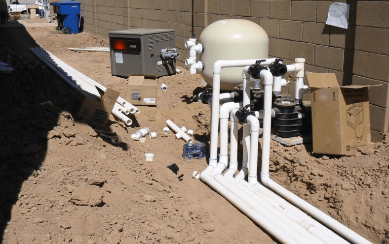 Deteksi kebocoran kolam renang