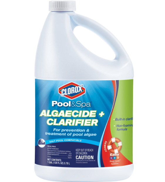 menghilangkan alga di kolam