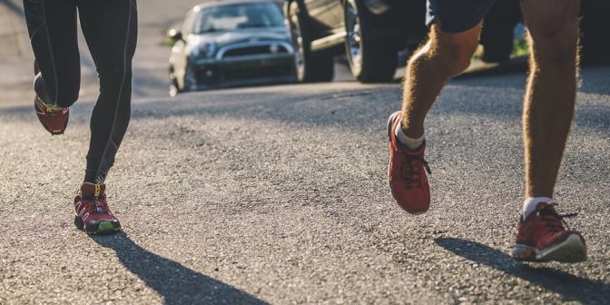 berenang setelah lari