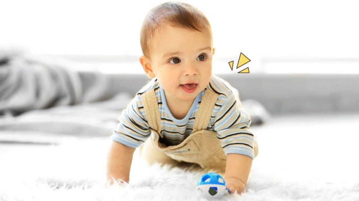 bayi mulai merangkak