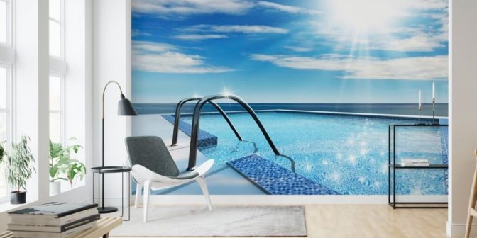 wallpaper kolam renang