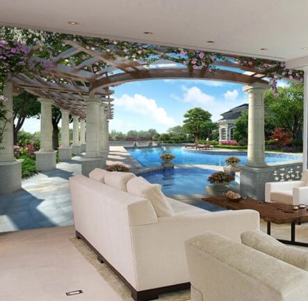 wallpaper kolam renang