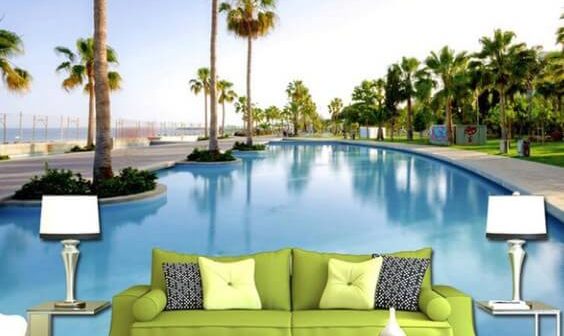 wallpaper kolam renang