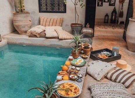 dekorasi kolam renang