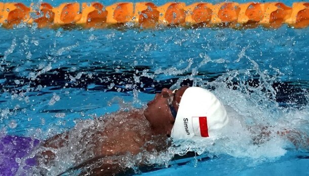 Siman Raih Medali Emas Pertama untuk Indonesia