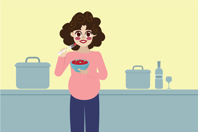 ibu hamil makan pedas