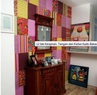 kerajinan dari kertas kado