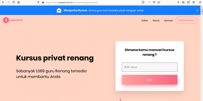 kursus renang di cirebon