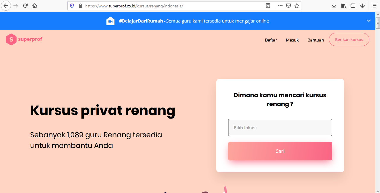 kursus renang di cirebon