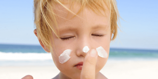 sunblock renang untuk anak