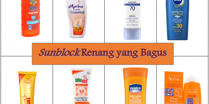Sunblock Renang yang Bagus
