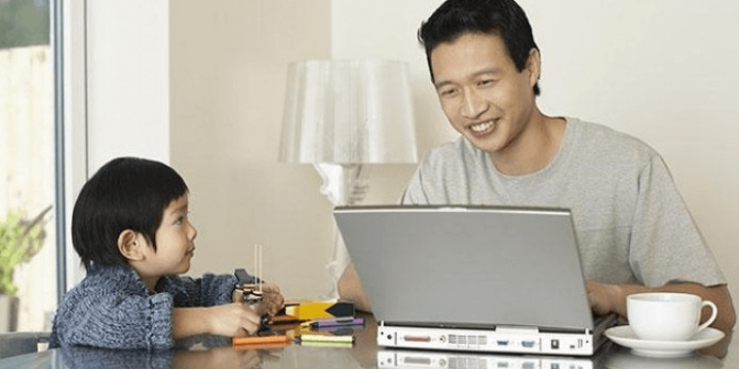 bekerja dari rumah