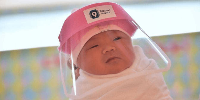 face shield bayi