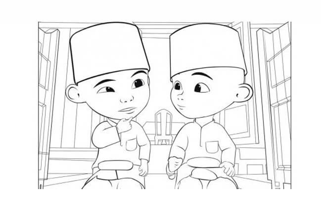 mewarnai gambar kartun