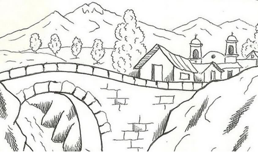 mewarnai gambar pemandangan pinterest.com