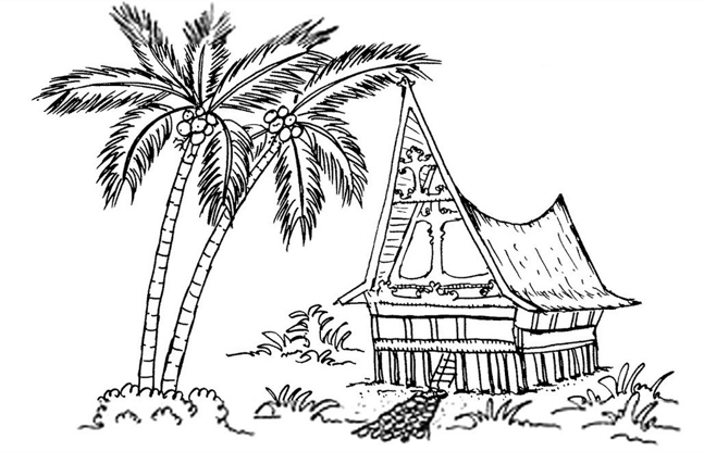 gambar mewarnai rumah