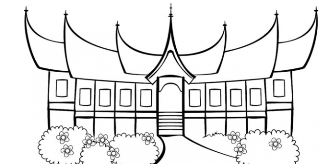 Download 5 Sketsa Gambar Mewarnai Rumah