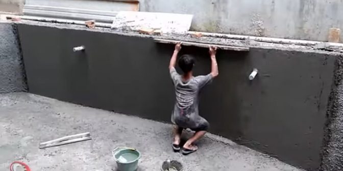 Pekerjaan finishing kolam renang