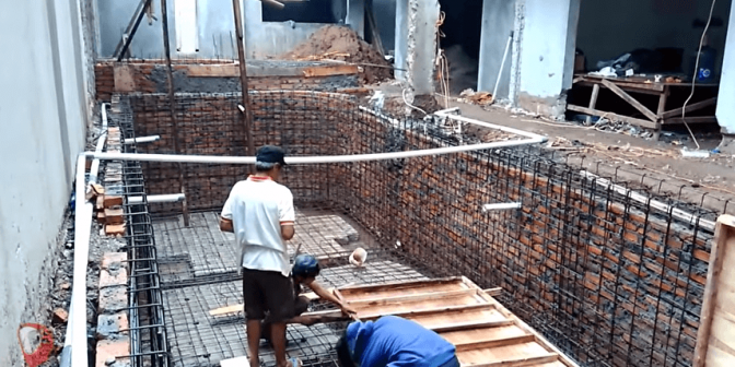 bekisting kolam renang