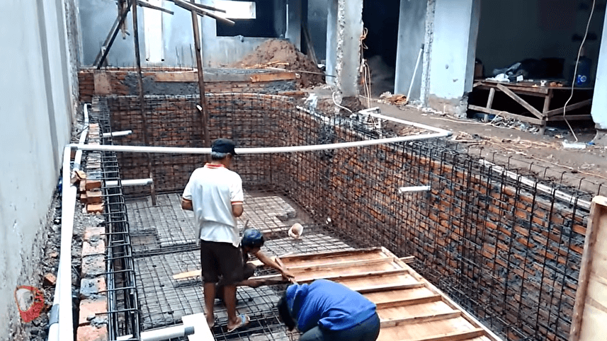 bekisting kolam renang