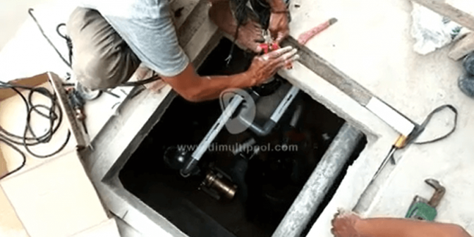 instalasi pemipaan kolam renang