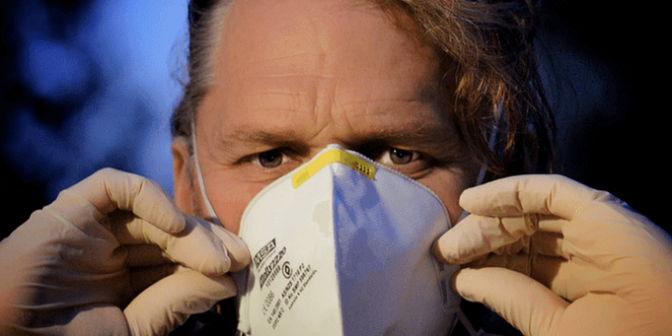 jangan turunkan masker ke dagu