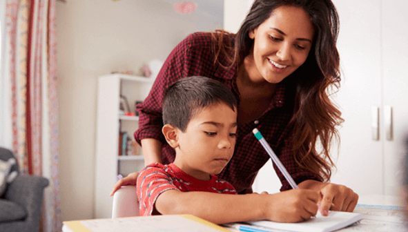 mengajar anak di rumah