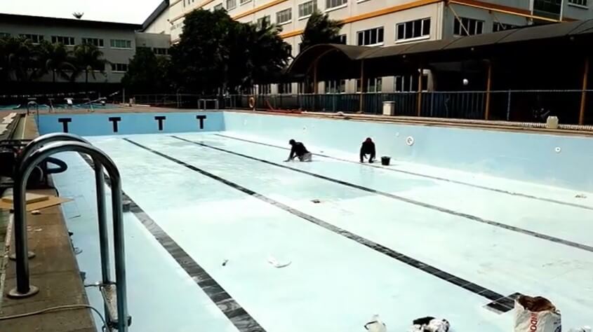 pekerjaan waterproofing kolam renang