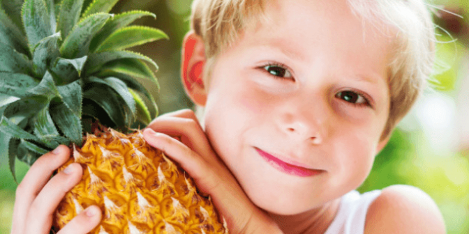 Buah Nanas untuk Anak