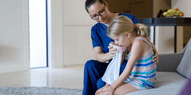 Mengatasi Muntah pada Anak Balita