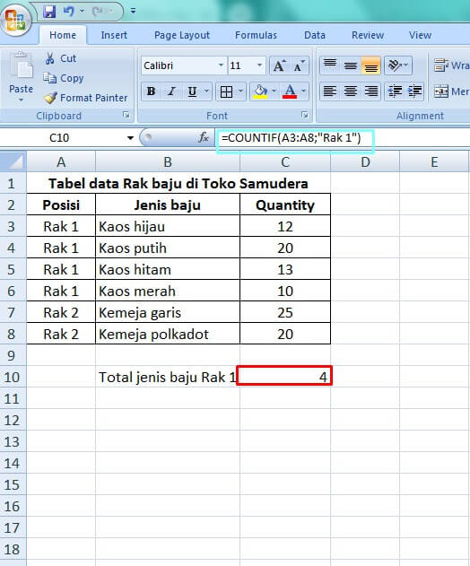 Rumus Microsoft excel terlengkap